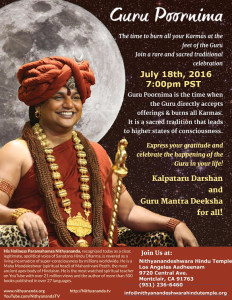 Guru Poornima 2016